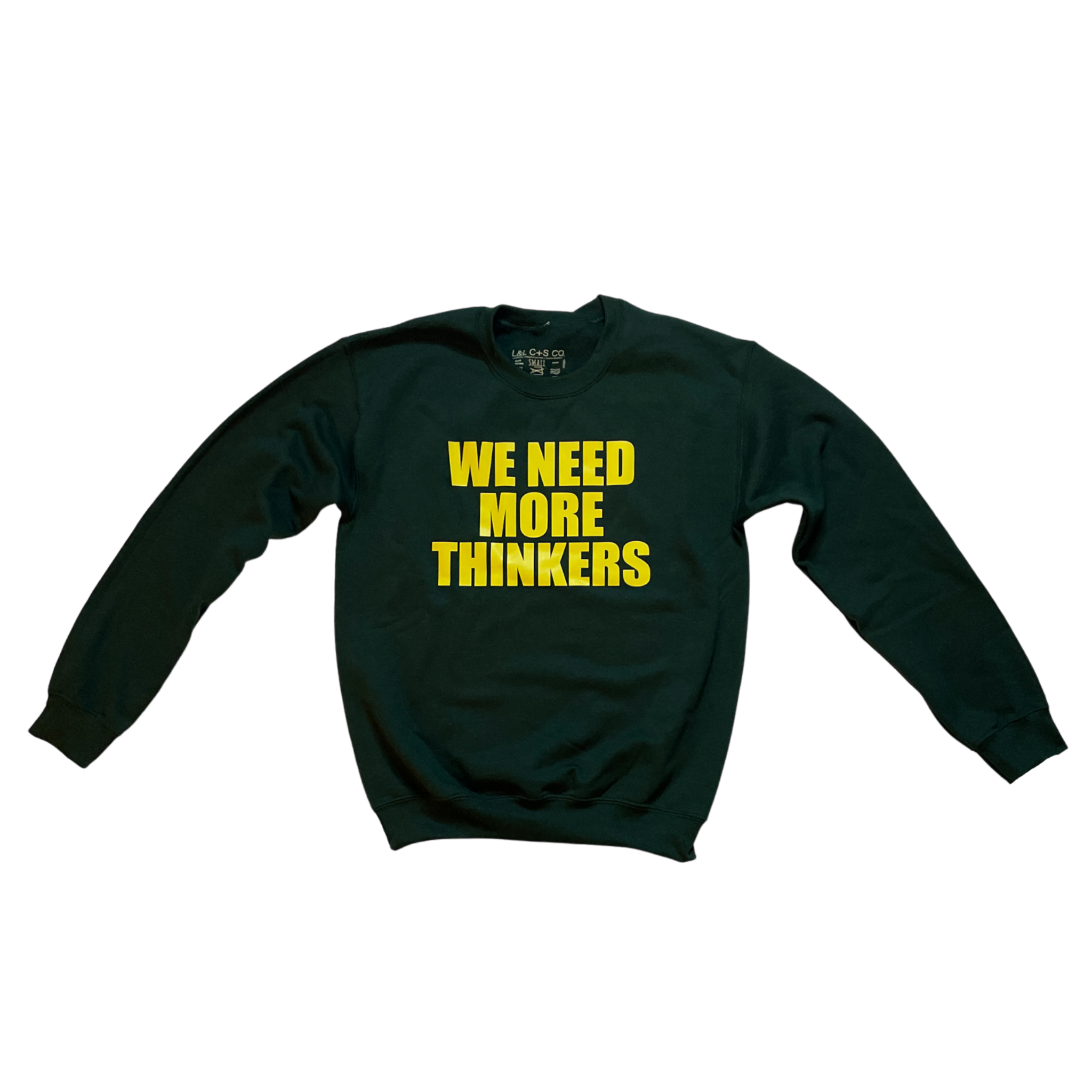 Green and yellow hot sale sweatshirt